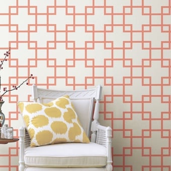 Abbesses 3 Wallpaper Rouge de Chine Nobilis