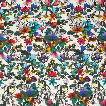 Tulipan Fabric Multi/Ivoire Osborne and Little
