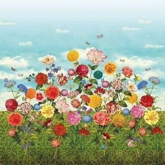 Papel pintado mural panorámico Wild Flowerland Wild Flowerland Pip Studio