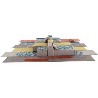 Bandas C Cushion Yellow Gan Rugs