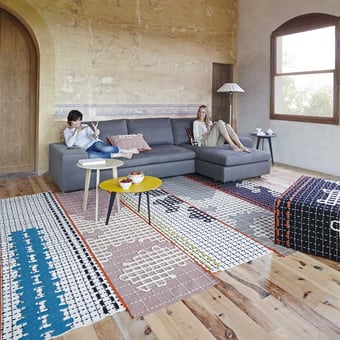 Bandas Turquoise Rugs 180x250 cm Gan Rugs