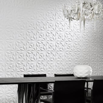 Rivestimento murale Rosace 2 Blanc Arte