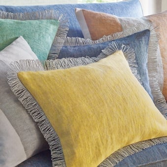 Stoff Cyan Azur Casamance