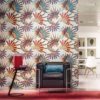 Carta da parati Touraco Multicolor Casamance