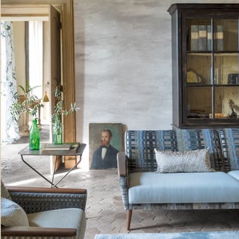 Colonnade Fabric Moss Designers Guild