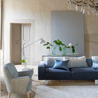Mansart Fabric Graphite Designers Guild