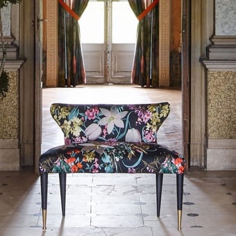 Tessuto Joséphine Réglisse Christian Lacroix