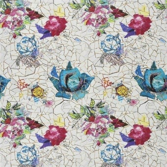 Tessuto Éclats de Roses Nacre Christian Lacroix