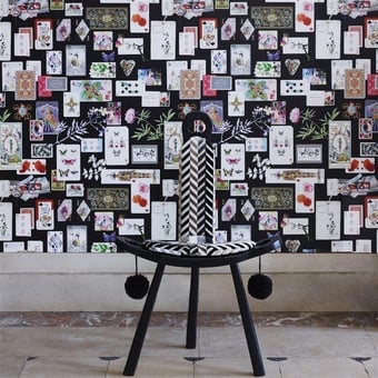 Papel pintado Maison de Jeu Réglisse Christian Lacroix