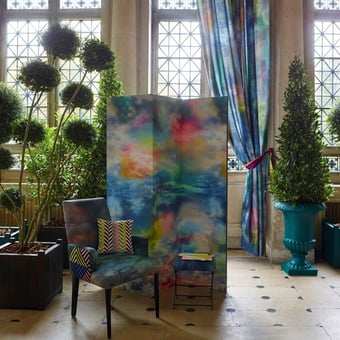 Papel pintado mural panorámico Ciel Liberté Aurore Christian Lacroix