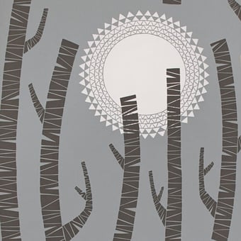 Woods MissPrint Wallpaper Bleu azur MissPrint