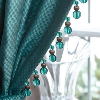Opale Beaded fringe Miel Houlès