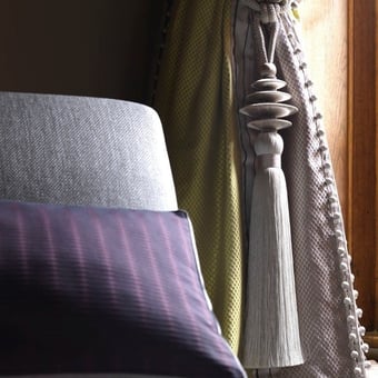 Zugband Onyx tassel 115cm Craie Houlès