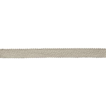 Fleurs de lin 14mm braid Craie Houlès