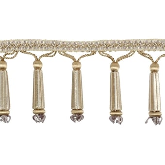 Marly beaded fringe Carrare Houlès