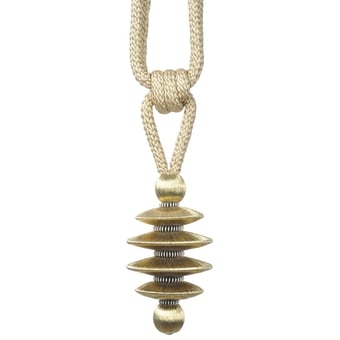 Zugband Onyx Metal tassel Crème Houlès