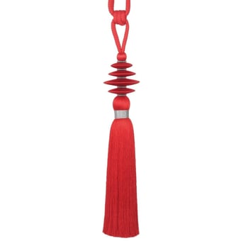 Zugband Onyx tassel 115cm Craie Houlès