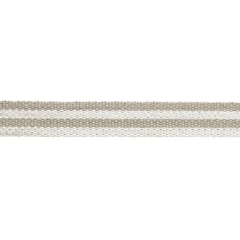 Geflecht Fleurs de lin striped 20 mm Naturel Houlès