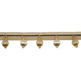 Onyx Metal beaded braid Doré Houlès