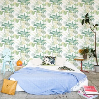 Jungle Wallpaper Green Coordonné