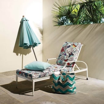 Tela outdoor Butterfly garden Multi/Écru Osborne and Little