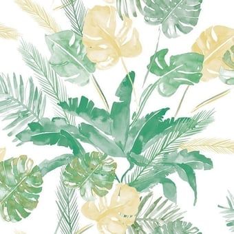 Jungle Wallpaper Green Coordonné