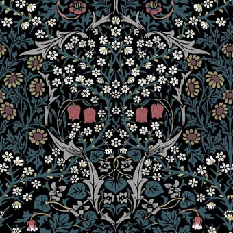 Velours Blackthorn Teal House of Hackney