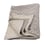 Bettdecke Samt Leinen Niki Jones Oyster/Natural linen NJ-B-VLB-268