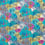 Pur Aravali Sheer Matthew Williamson Turquoise/Fuchsia F6945-01