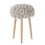 Knitted Grey Stool Gan Rugs Grey 167057