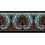 Bordo Palmette Edmond Petit Bleu aqua/Brun chocolat RM008-01