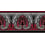 Bordo Palmette Edmond Petit Gris/Rouge RM008-03