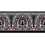 Palmette Border Edmond Petit Gris Lola/Rose RM008-05