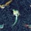 Amazone Wallpaper Nobilis Nuit/Cyan COS143