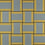 Dialogue Wallpaper Mériguet-Carrère Paris Bleu Vert/Curry DIA02