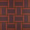 Dialogue Wallpaper Mériguet-Carrère Paris Prune/Ocre Rouge DIA03