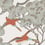 Papel pintado Flying Ducks Mulberry Coral/Clay FG090J87