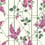 Wisteria Wallpaper Cole and Son Magenta/Vert 115/5013