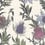 Papier peint Thistle Cole and Son Violet/Rouge 115/14044