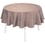 Tischdecke Tivoli Round Le Jacquard Français Brume 16794