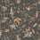 Papel pintado Hummingbirds Cole and Son Charcoal/Ginger 112/4017