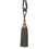 90 cm Océanie Tassel Tieback Houlès Brun 35007-9820