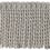 Frange torse Scarlett 12 cm Houlès Gris perle 36021-9010