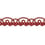 28 mm Scarlett Braid Houlès Rouge 32156-9500