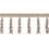 75 mm Palladio beaded Fringe Houlès Perle 33136-9020