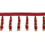 75 mm Palladio beaded Fringe Houlès Rouge 33136-9500