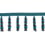 75 mm Palladio beaded Fringe Houlès Turquoise 33136-9660