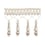 14 cm Palladio beaded Fringe Houlès Beige 33135-9010