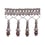 14 cm Palladio beaded Fringe Houlès Taupe 33135-9800