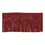 Frange moulinée Palladio 80 mm Houlès Rouge 33107-9500